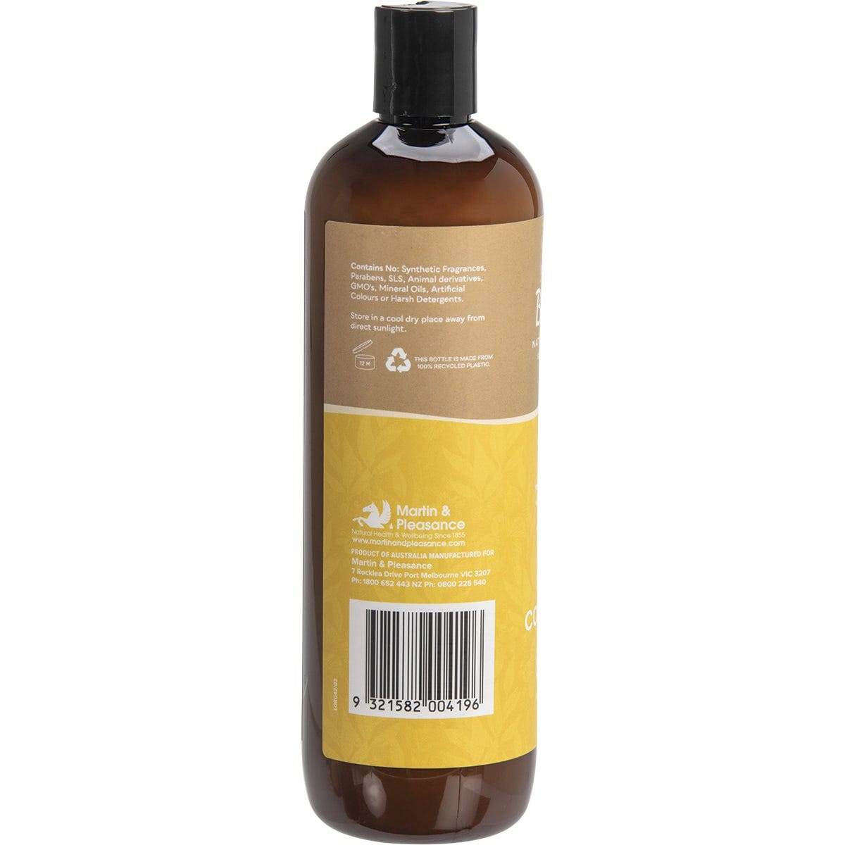 500ml Biologika Lemon Myrtle Cleansing Conditioner bottle with yellow label and pump.