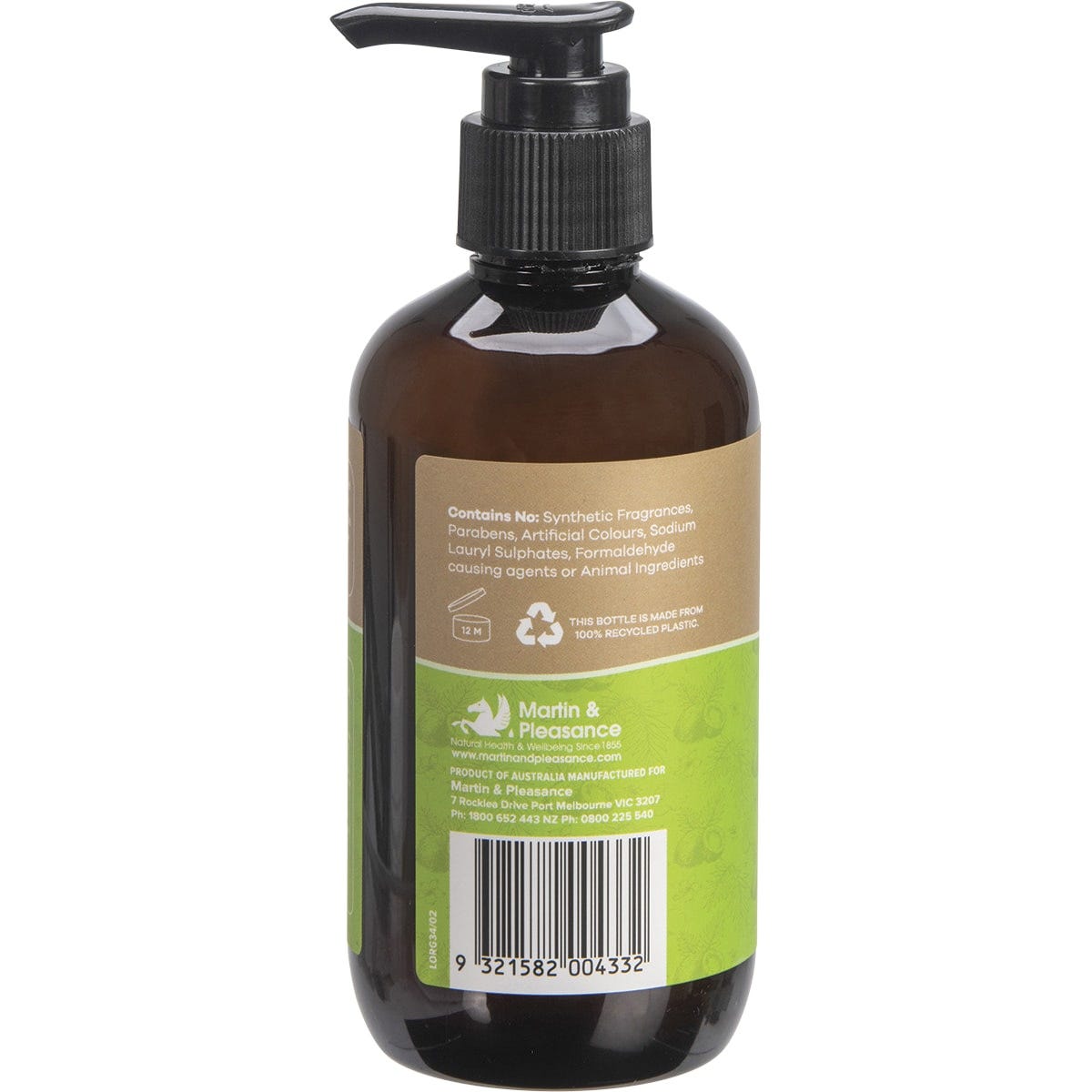 Biologika 250ml Coconut & Lime hand wash bottle with a pump dispenser against a white background.