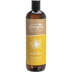 500ml bottle of Biologika Cleansing Lemon Myrtle Shampoo for oily hair on a white background.