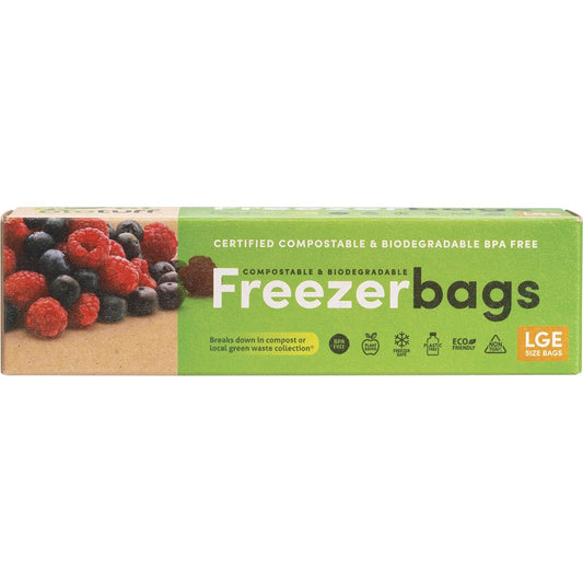 Biotuff Compostable Freezer Bags Large 6L 20 Pack Payless 4 Organics