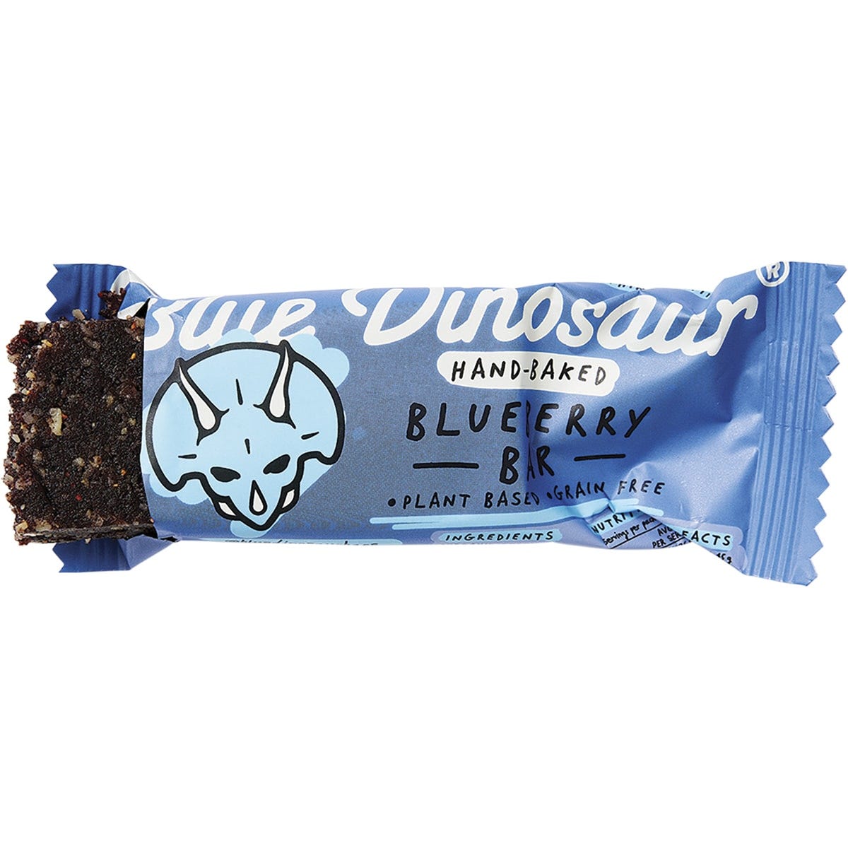 Blue Dinosaur Hand-Baked Bar Blueberry 45g (Pack of 12) Payless 4 Organics