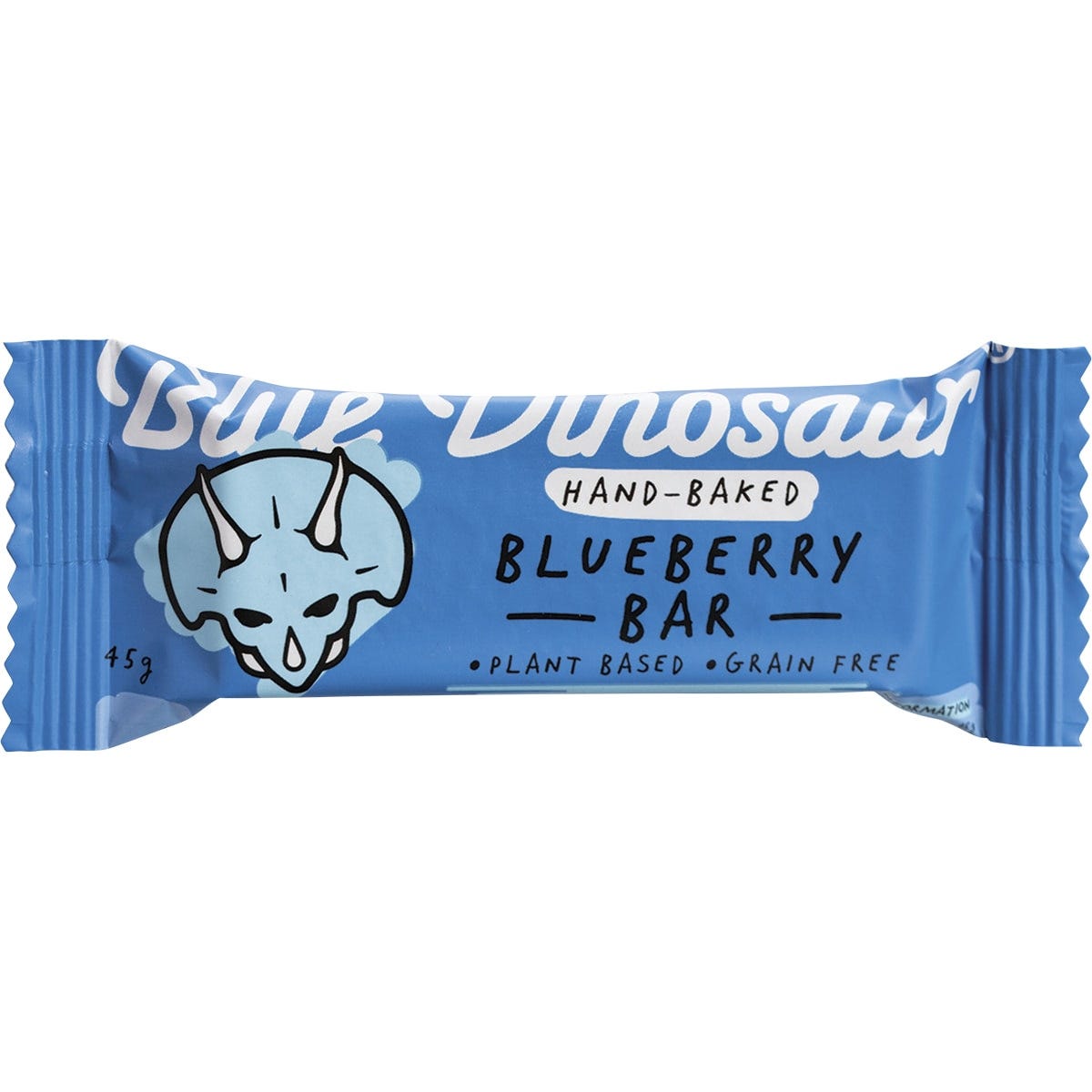 Blue Dinosaur Hand-Baked Bar Blueberry 45g (Pack of 12) Payless 4 Organics