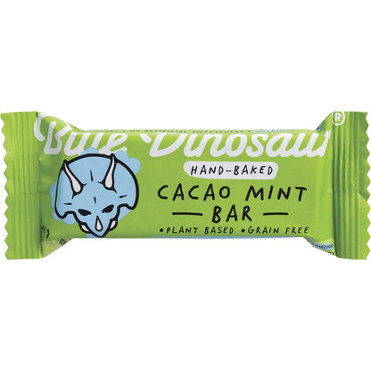 Blue Dinosaur Hand-Baked Bar Cacao Mint 45g (Pack of 12) Payless 4 Organics
