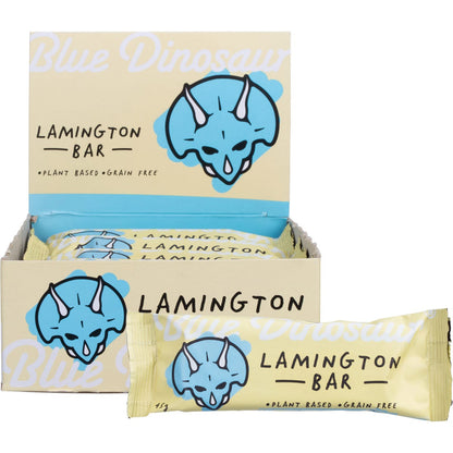 Blue Dinosaur Lamington Snack Bar 45g (Pack of 12) Payless 4 Organics