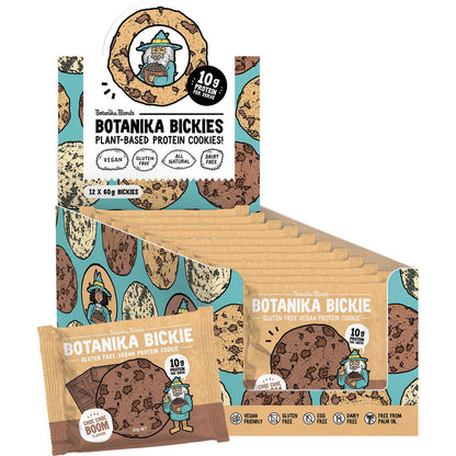 Botanika Blends Botanika Bickie Protein Cookie Choc Choc Boom 60g (Pack of 12) Payless 4 Organics