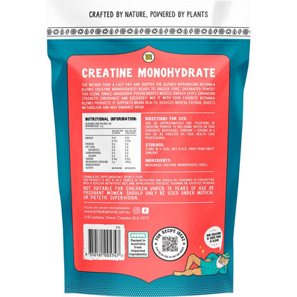 Botanika Blends Creatine Monohydrate 200g Payless 4 Organics