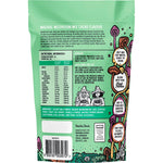Botanika Blends Magikal Mushroom Mix Cacao 300g tub with mushroom illustrations on a white background.