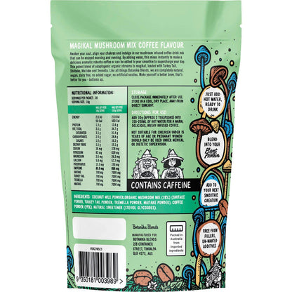 Botanika Blends Magikal Mushroom Mix Coffee 300g Payless 4 Organics