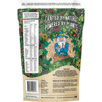 1kg tub of Botanika Blends Blueberry Pancake plant protein with a blue label on a white background.