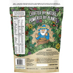 400g tub of Botanika Blends Choc Peanut Butter plant protein showing a smooth, non-grainy texture on a white background.