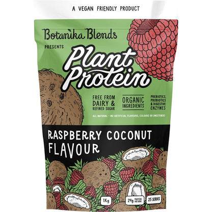 Botanika Blends Plant Protein Raspberry Coconut 1kg Payless 4 Organics