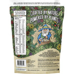 Vanilla Cake Batter Botanika Blends 500g plant protein bag featuring a wizard illustration on a white background.