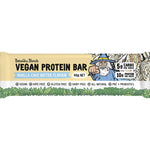 Box of 12 Botanika Blends Vanilla Cake Batter vegan protein bars shown with one 40g bar on a white background.