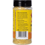 Rear view of Bragg Nutritional Yeast 127g bottle showing nutrition facts and ingredients on a yellow label.