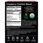 Buddha Teas Organic Cranberry Comfort Blend box of 18 tea bags on a white background.
