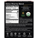 18-pack box of Buddha Teas Organic Detox Dharma Blend herbal tea bags on a white background.