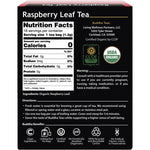Buddha Teas Raspberry Leaf Organic Tea 18-pack box with a pink label on a white background.