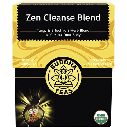 Buddha Teas Organic Herbal Tea Bags Zen Cleanse Blend 18 Pack Payless 4 Organics