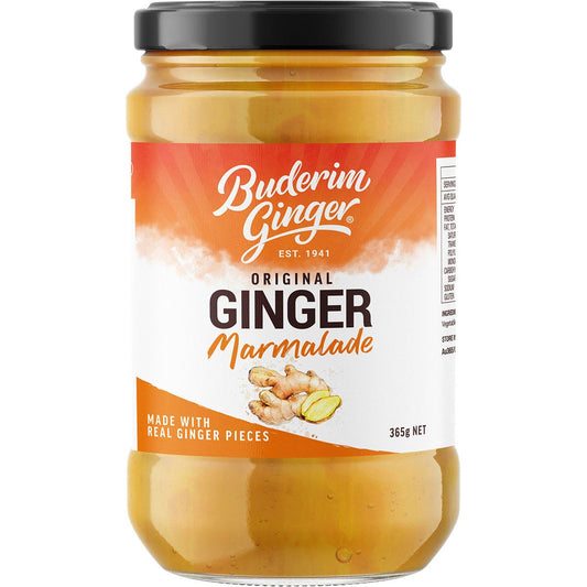 Buderim Ginger Original Ginger Marmalade 365g Payless 4 Organics