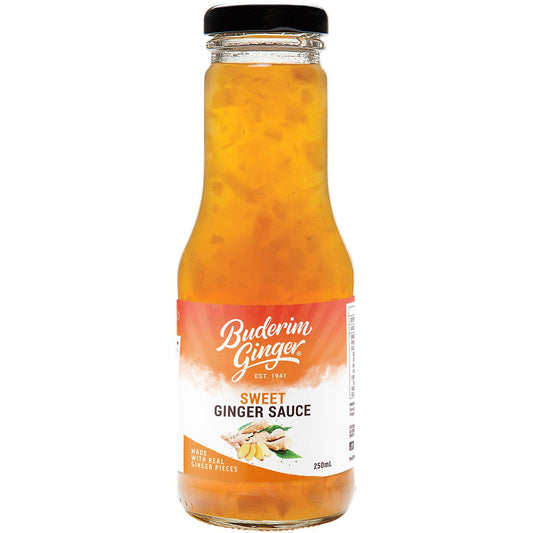 Buderim Ginger Sweet Ginger Sauce 250ml Payless 4 Organics
