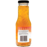 250ml glass bottle of Buderim Ginger Sweet Ginger Sauce with a yellow and green label on a white background.
