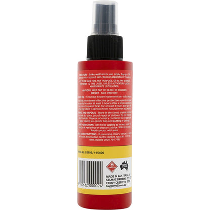 Bug-Grrr Off 100% Natural Insect Repellent Jungle Strength Spray 100ml Payless 4 Organics