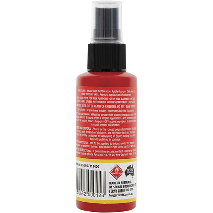 Bug-Grrr Off 100% Natural Insect Repellent Jungle Strength Spray 50ml Payless 4 Organics