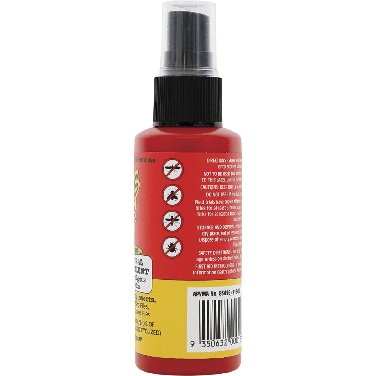Bug-Grrr Off 100% Natural Insect Repellent Jungle Strength Spray 50ml Payless 4 Organics