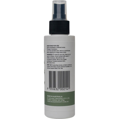 Bug-Grrr Off For bites stings + itchy things 100% Natural Spray 100ml Payless 4 Organics