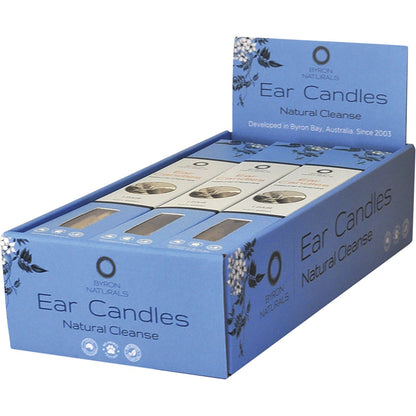 Byron Naturals Ear Candles Organic Beeswax & Muslin Cotton 2 Pack (Pack of 12) Payless 4 Organics