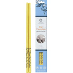 Byron Naturals 2-pack of organic beeswax ear candles in a clear plastic wrapper on a white background.