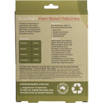 Byron Naturals Eco Pain Heat Patches 6 pack box with green and white design and heat map graphic.