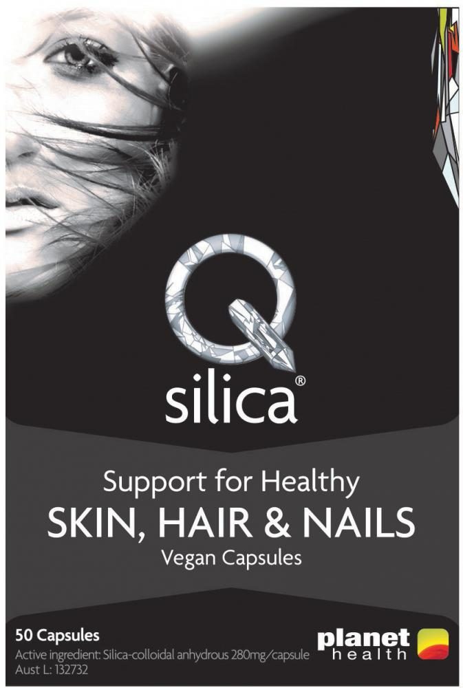 Planet Health Q Silica Original Silica Capsules 50 Vege Capsules