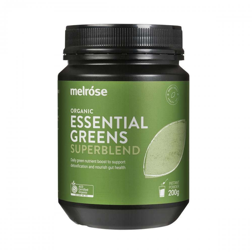 Melrose Organic Essential Greens Superblend Powder 200g