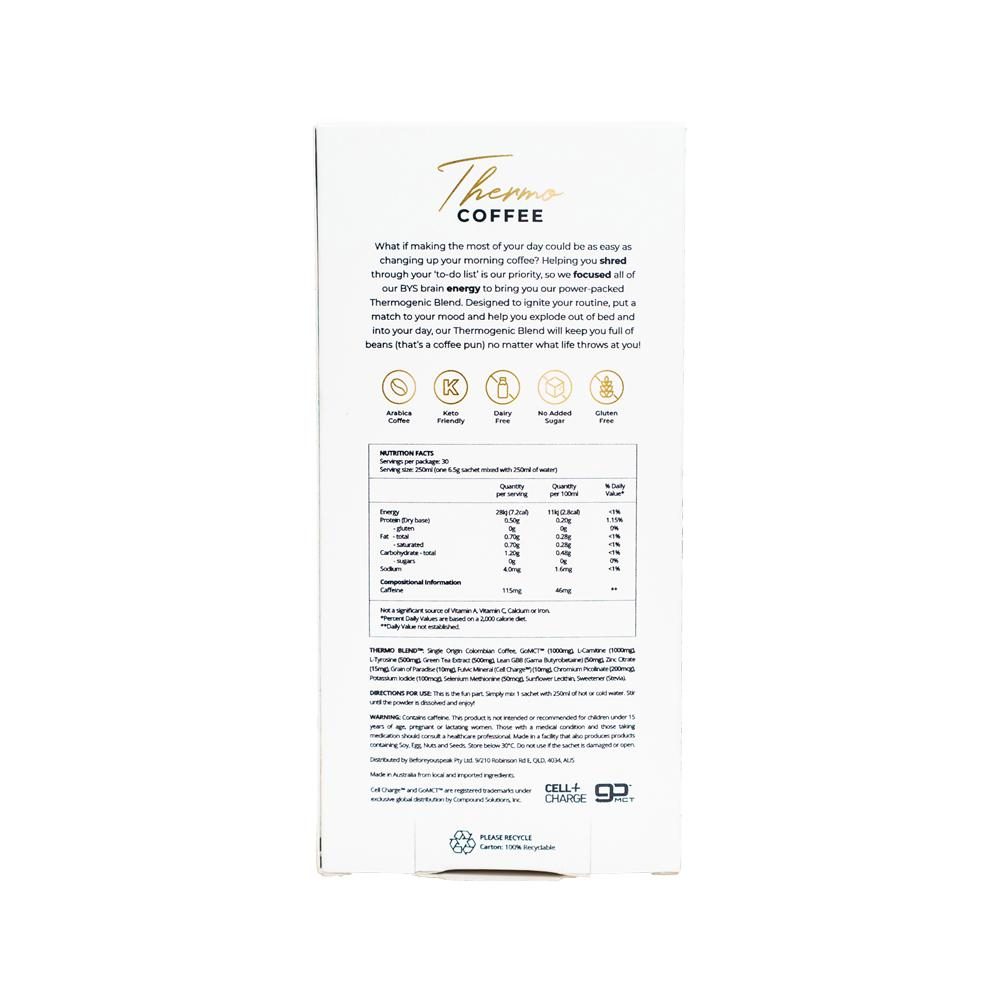 Before You Speak Thermo Coffee Original 6.5g x 30 Pack
