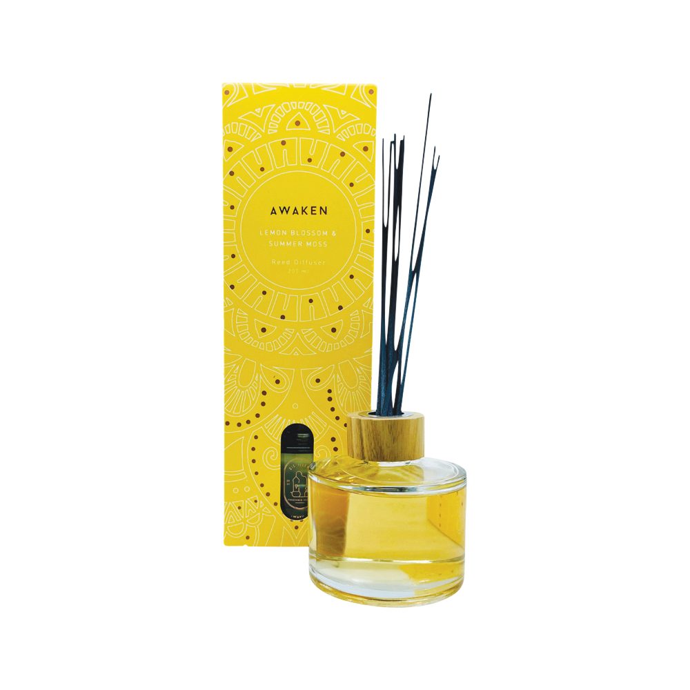 Distillery Fragrance House Reed Diffuser Awaken (Lemon Blossom & Summer Moss) 200ml