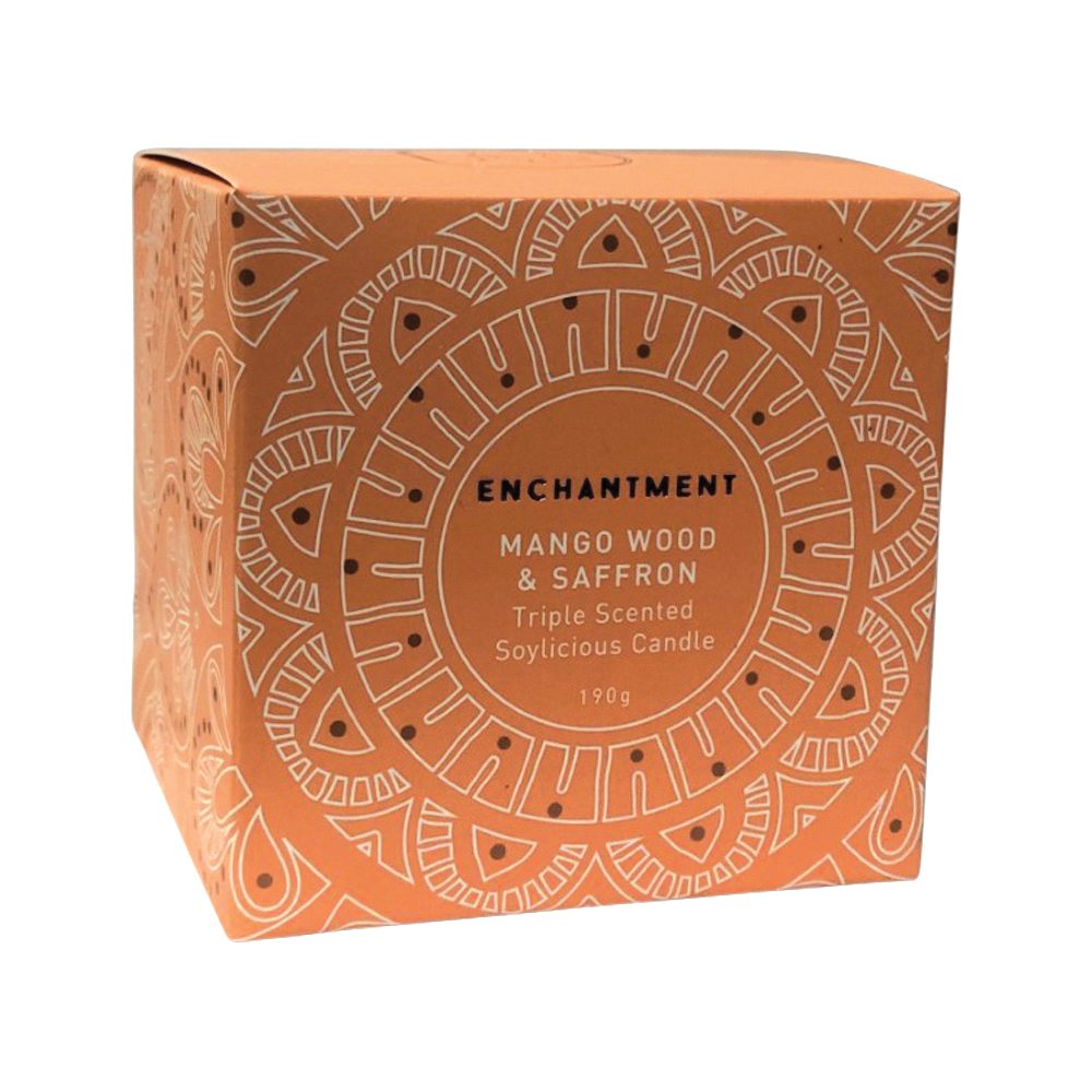 Distillery Fragrance House Soy Candle Enchantment (Mango Wood & Saffron) 190g