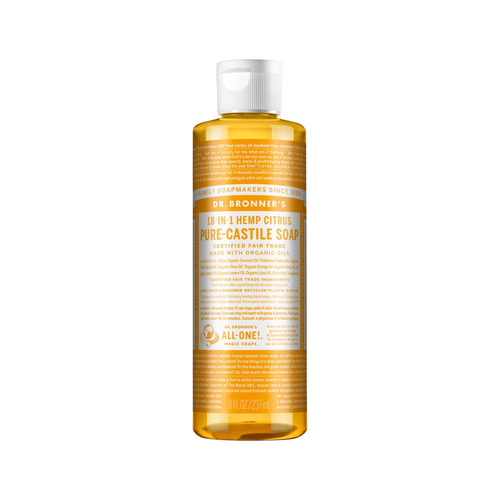 Dr. Bronner's Pure-Castile Magic Soap Liquid (18-in-1) Citrus 237ml