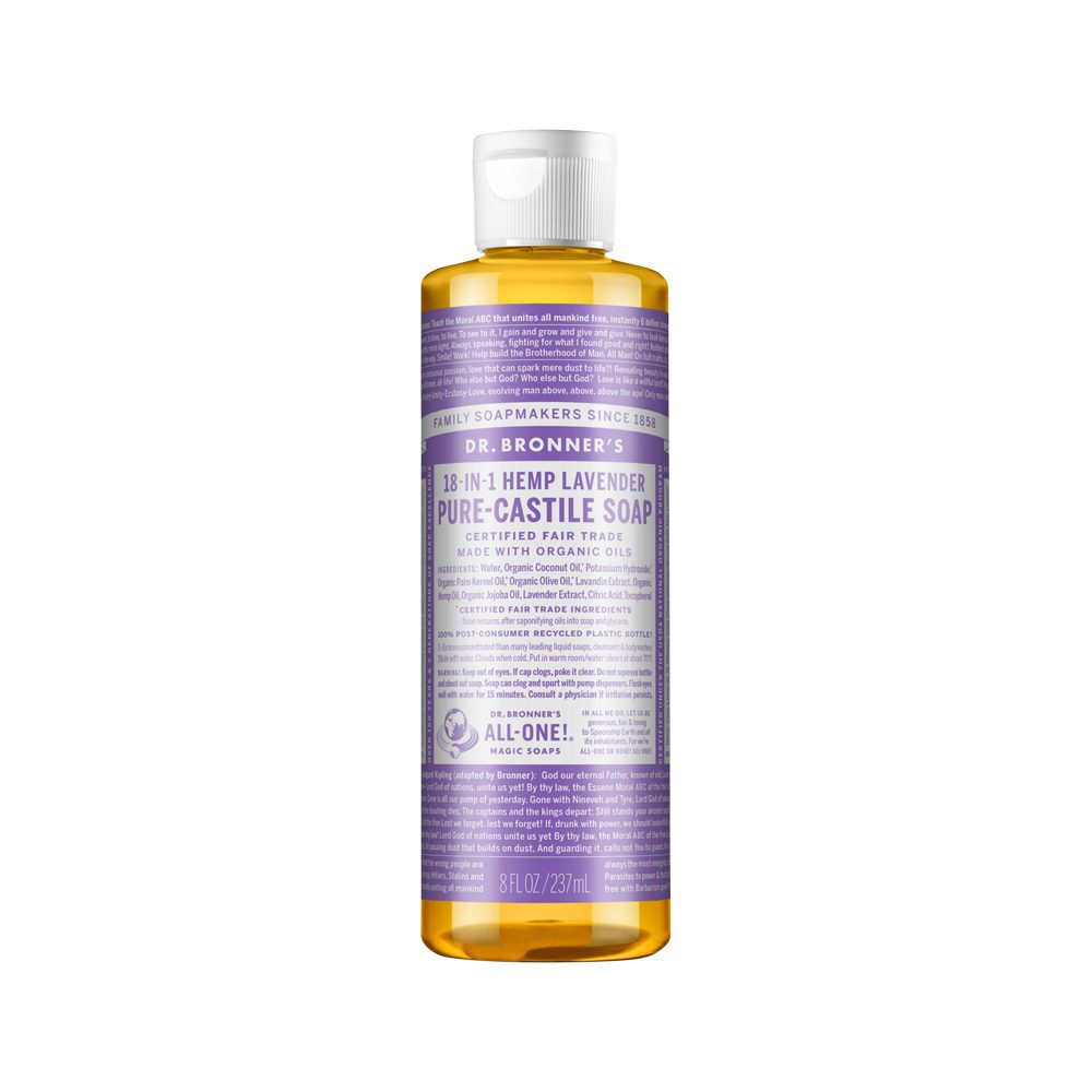 Dr. Bronner's Pure-Castile Magic Soap Liquid (18-in-1) Lavender 237ml