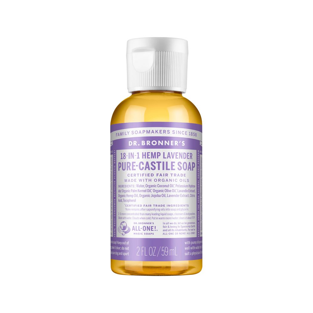 Dr. Bronner's Pure-Castile Magic Soap Liquid (18-in-1) Lavender 59ml