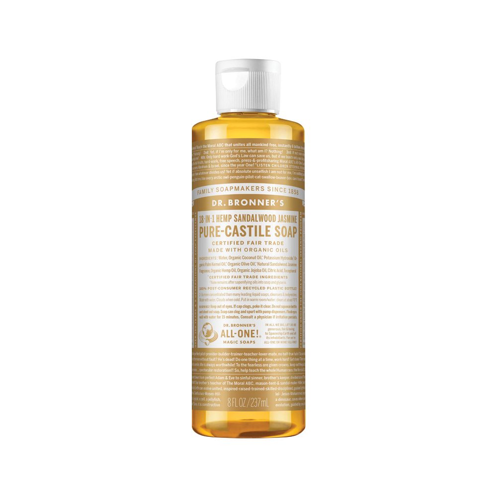 Dr. Bronner's Pure-Castile Magic Soap Liquid (18-in-1) Sandalwood Jasmine 237ml