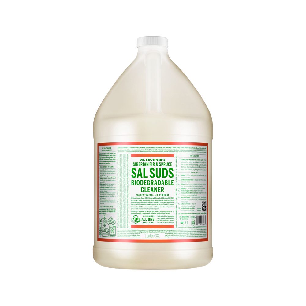 Dr. Bronner's Sal Suds Biodegradable Cleaner Siberian Fir & Spruce 3.78 Litre