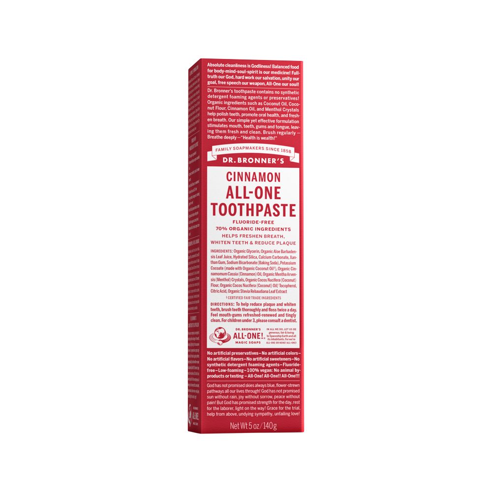 Dr. Bronner's Toothpaste (All-One) Cinnamon 140g