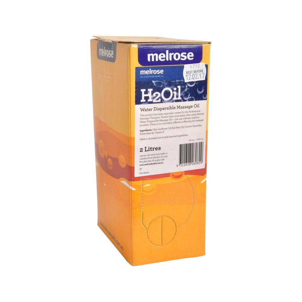 Melrose H2Oil Water Dispersible Massage Oil 2 Litre