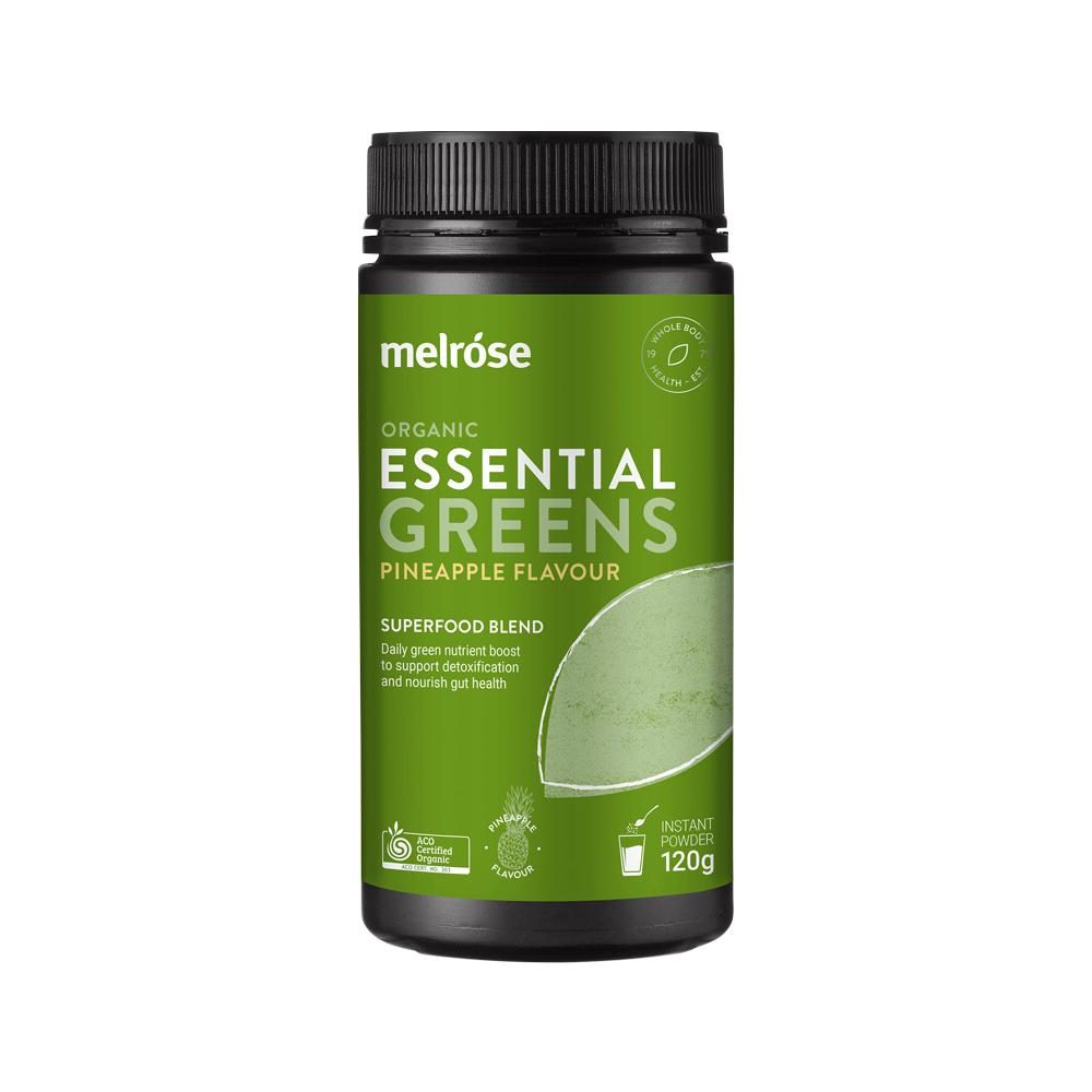 Melrose Organic Essential Greens Pineapple Powder 120g