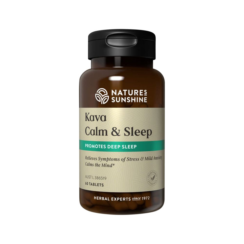Nature's Sunshine Kava Calm & Sleep 60 Tablets