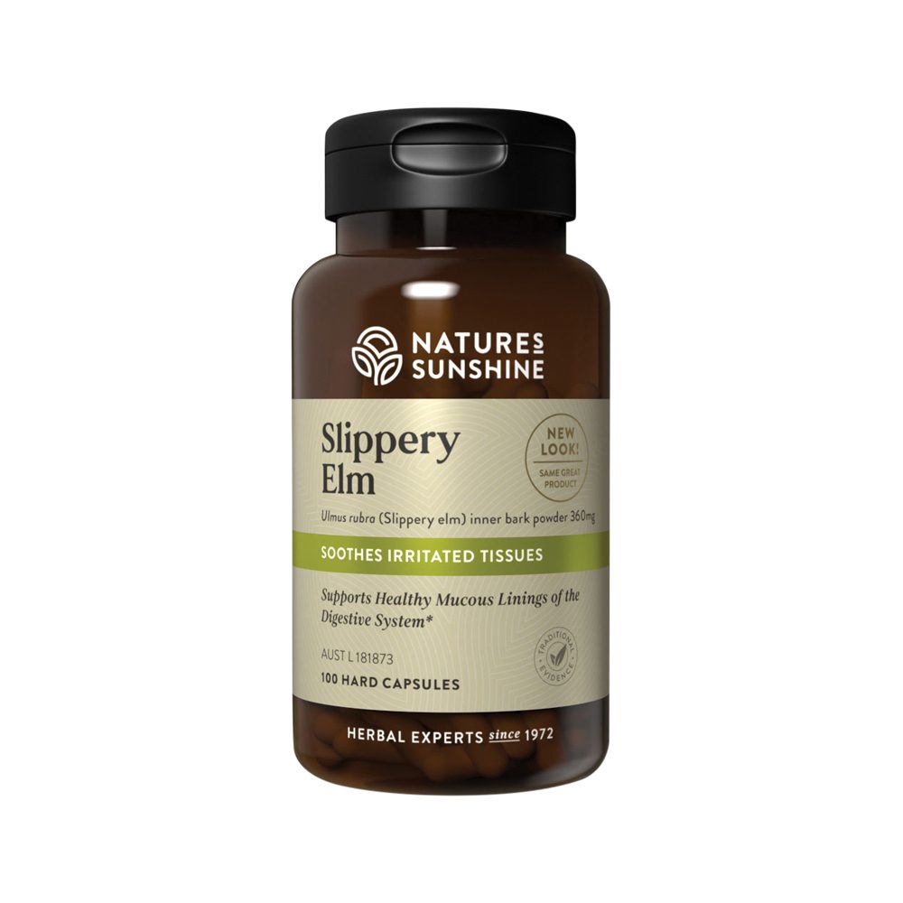 Nature's Sunshine Slippery Elm 360mg 100 Capsules