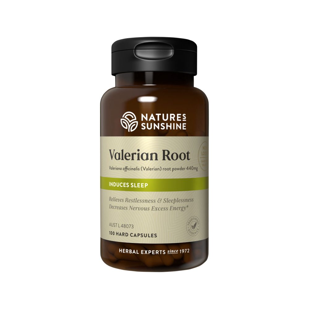 Nature's Sunshine Valerian Root 440mg 100 Capsules
