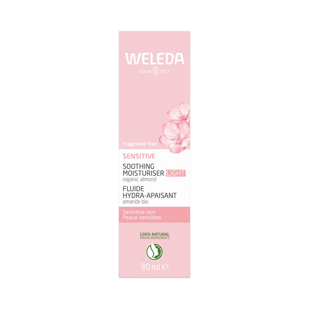 Weleda Soothing Moisturiser Light Sensitive Fragrance Free 30ml