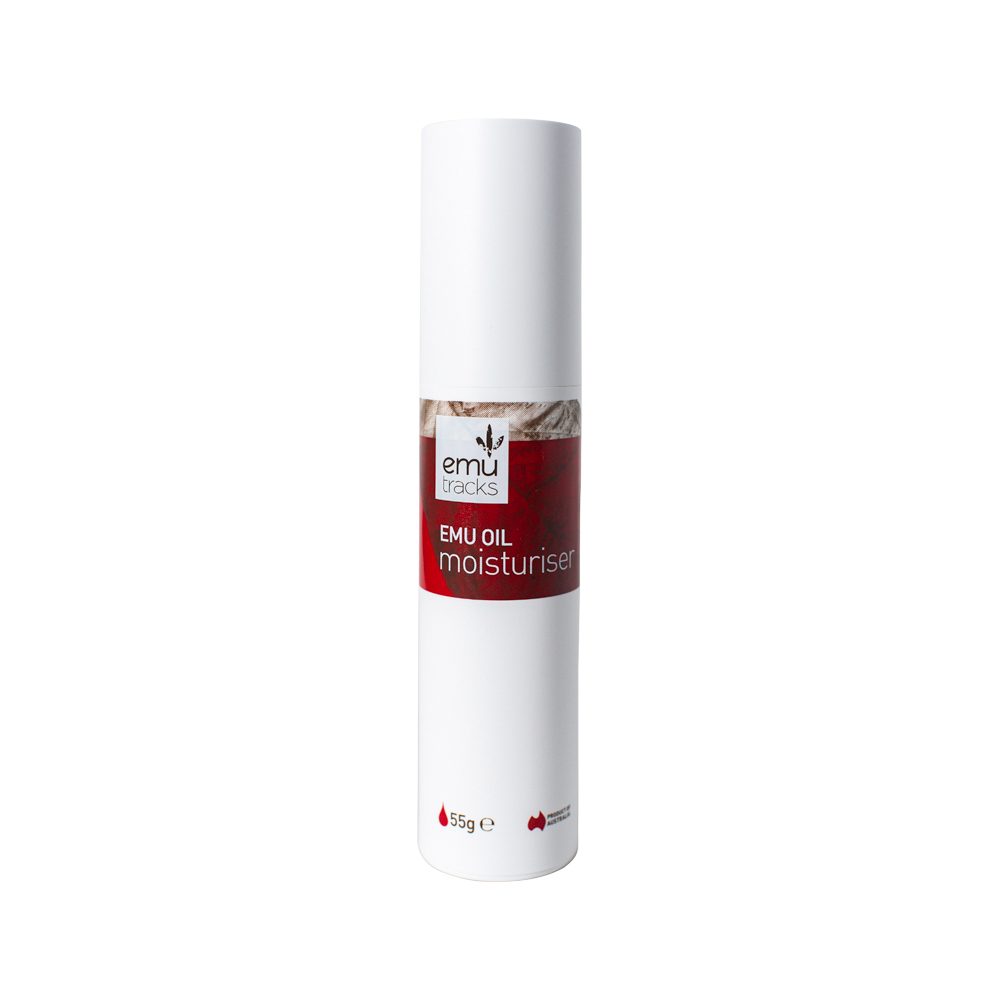 Emu Tracks Emu Oil Moisturiser (Activated Skin Care for Sensitive & Delicate Skin) 55g